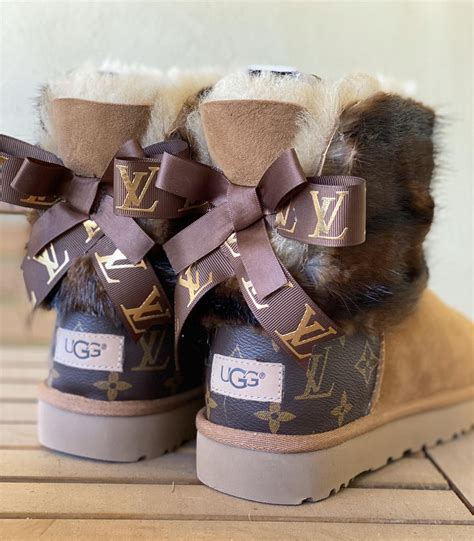 louis vuitton ugg style boots.